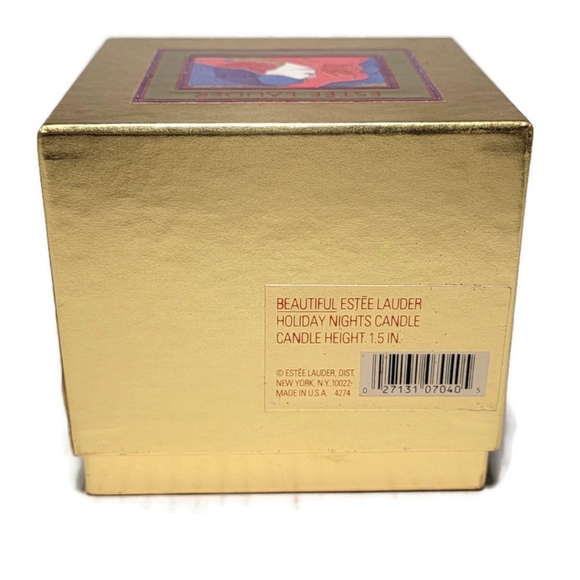Estee Lauder Beautiful Holiday Night Ceramic Candle, Made in USA - Picture 13 of 15